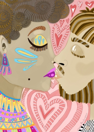 The Kiss Retro Romance by Cherie Roe Dirksen